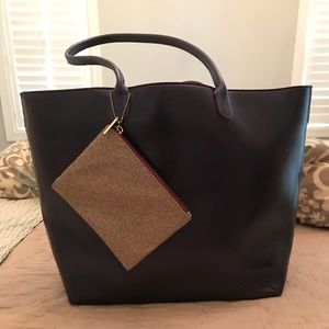 Bath & Body Works Navy Tote Purse Bag
